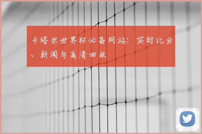 卡塔尔世界杯必备网站：实时比分、新闻与高清回放