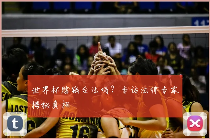 世界杯赌钱合法吗?专访法律专家揭秘真相